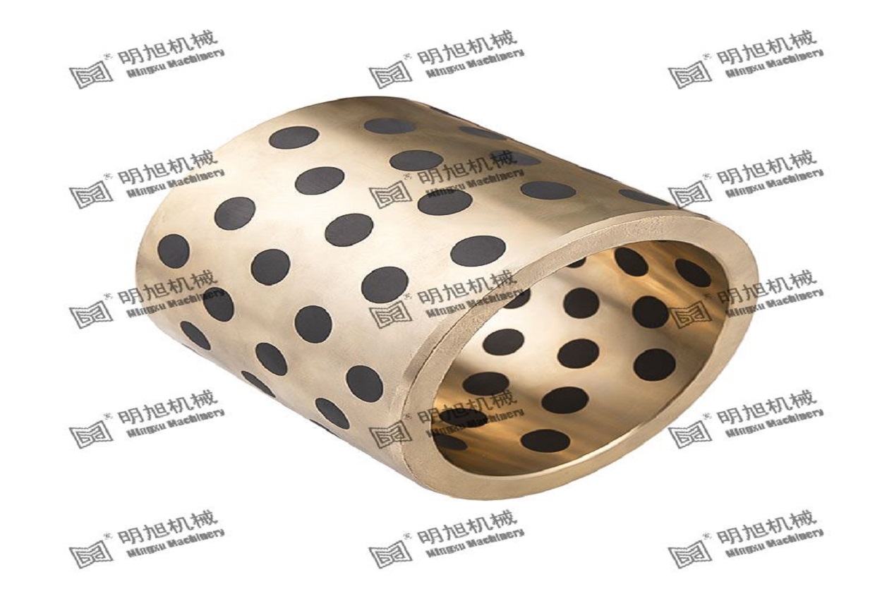 What machining processes are commonly used to achieve the required tolerances for graphite sliding bearings?