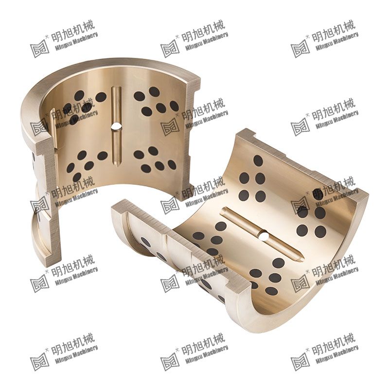 How do graphite bronze bushings perform in terms of maintenance requirements compared to other types of self-lubricating bearings?