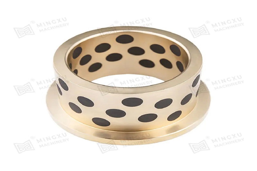 What are the primary applications of graphite sliding bearings, and what distinct advantages do they offer compared to traditional metal bearings? 